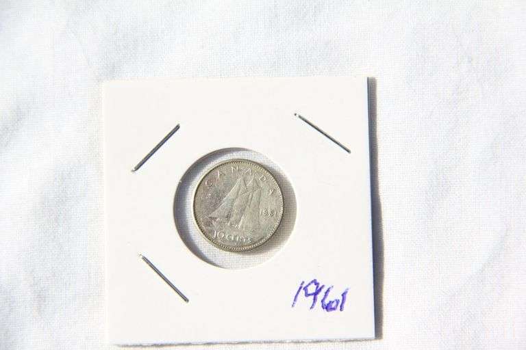 1961 Canadian Silver Dime