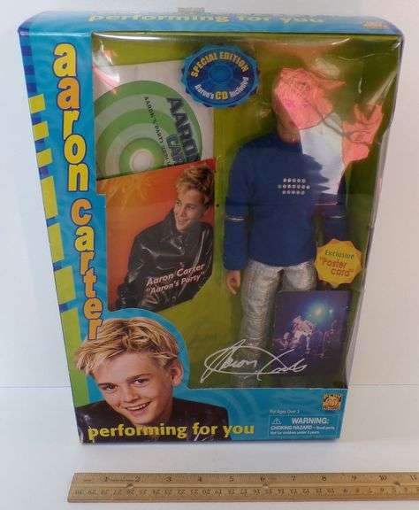 2001 Play Along Aaron Carter Action Figure