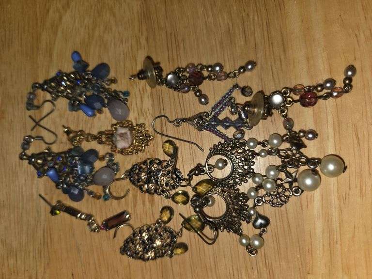 Variety of dangle earrings