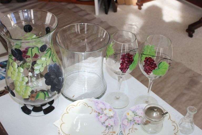Painted Glassware & China