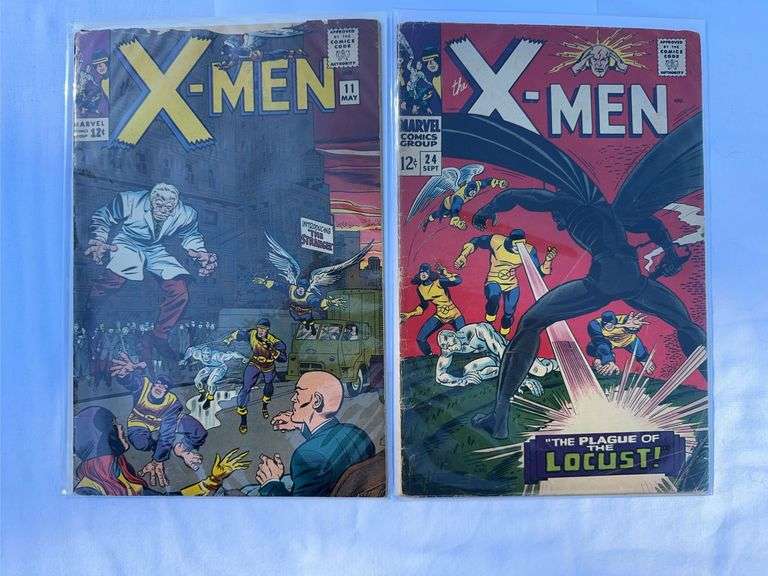 Lot of two Marvel comics, X-Men issues, 11 and 24
