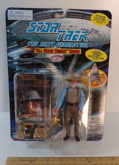 New 1993 Playmates Star Trek The Next Generation Jean-Luc Picard Retired Star Fleet Captain Action F