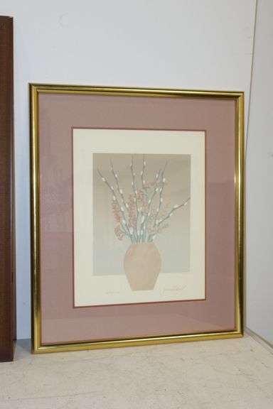 Framed Floral Still Life Print