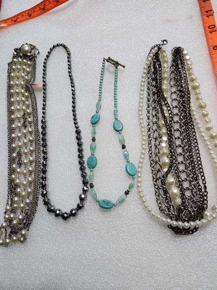 4 Beaded Necklaces