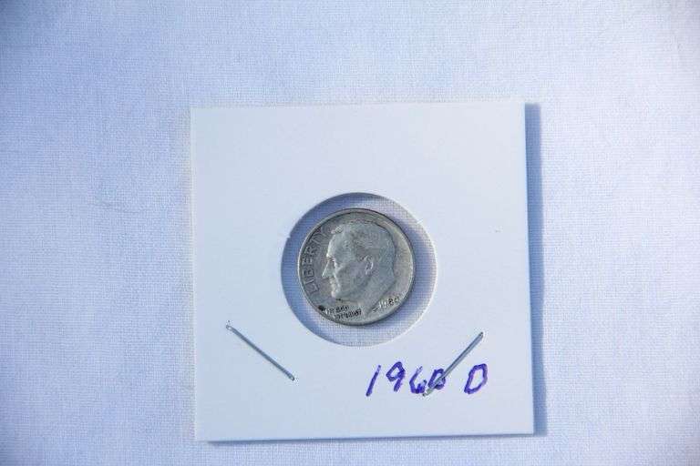 1960 D Roosevelt Dime