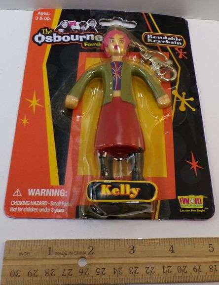New 2002 Joks, LLC Kelly Osbourne Bendable Key Chain