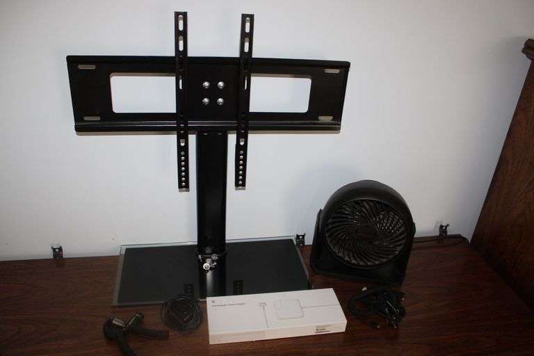 Stand, Electronics And Fan