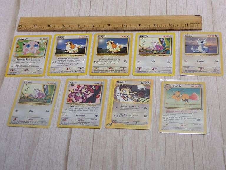 Early Era Pokemon Card Collection Featuring Dodrio 70 HP