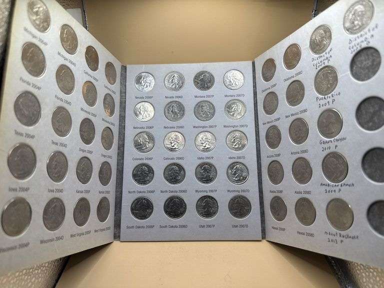 Washington State Quarters Collection 2004–2008 (Volume II – P & D Mints + 2009 Territories)