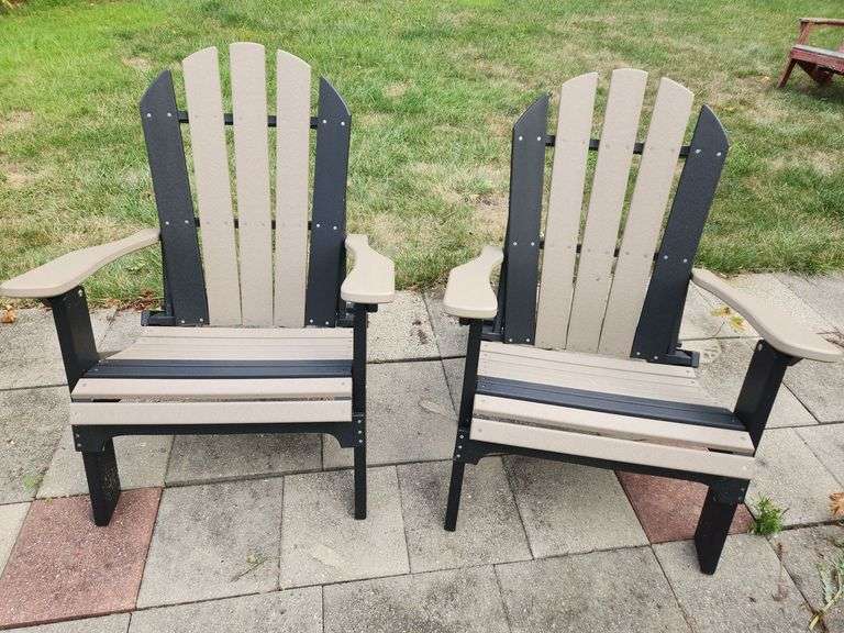 Folding Adirondack Chairs - Reclaimed Materials #2