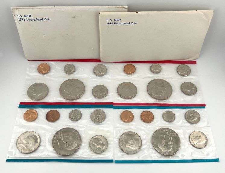 1973 & 1974 Uncirculated Sets