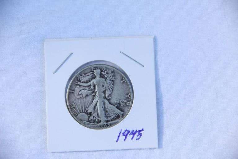 1945 Walking Liberty Half Dollar