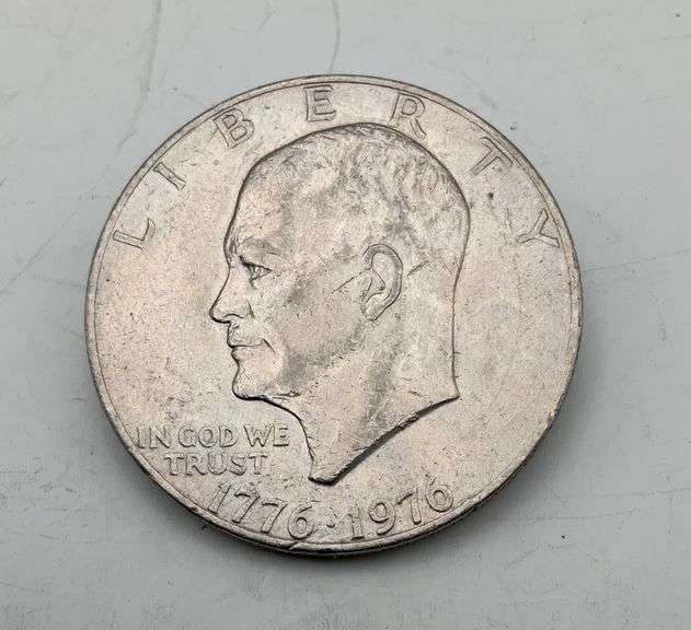 Silver Dollar 1776-1976 Eisenhower Bicentennial Coin