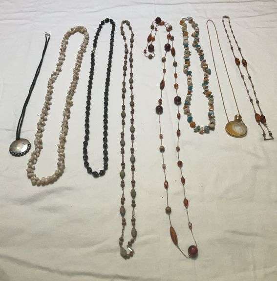 Collection of Necklaces, Including a Perfume Necklace