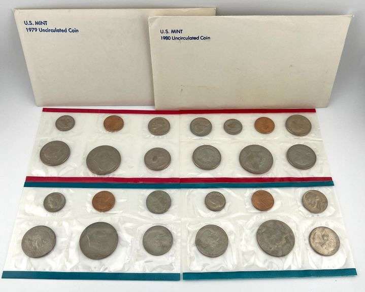 1979 & 1980 Uncirculated Sets