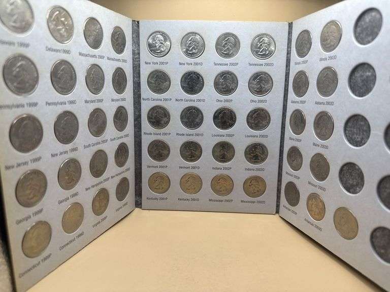 Washington State Quarters Collection 1999–2003 Volume I (P & D Mints – Nearly Complete)