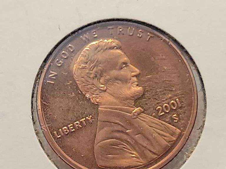 2001-S Lincoln Memorial Penny