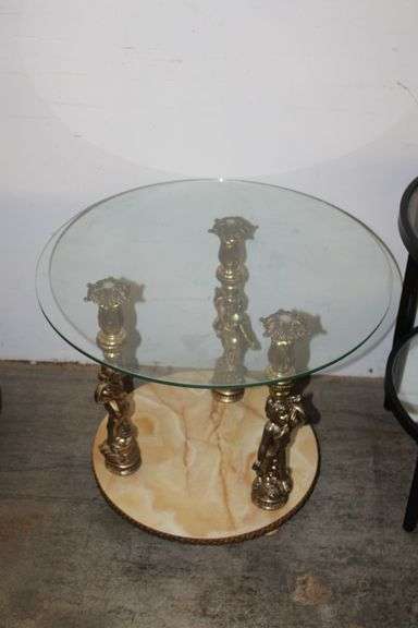 Hollywood Regency End Table