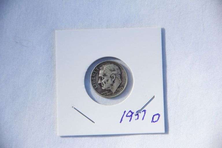 1957 D Roosevelt Dime