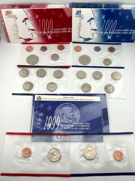 1999 Uncirculated Set with Susan B $1