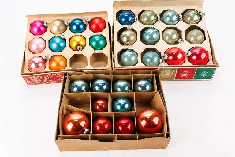 Vintage Glass Christmas Bulbs