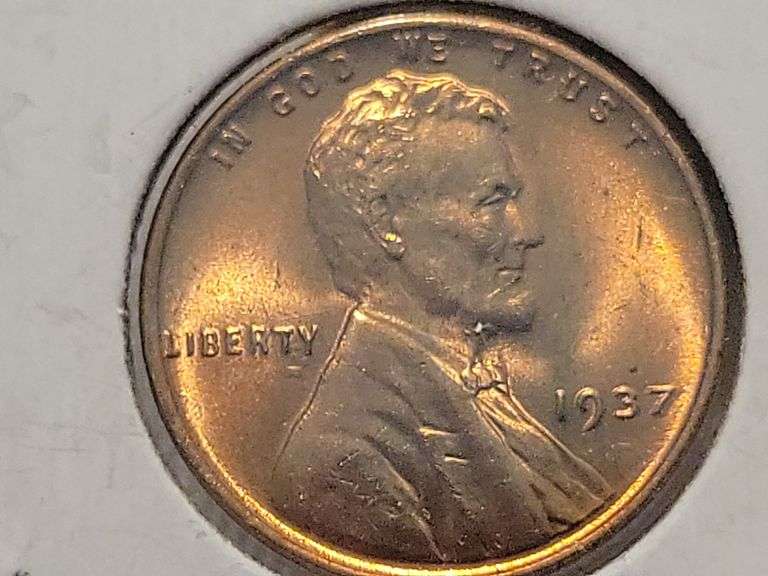 1937 Lincoln Penny - BU