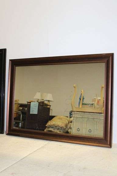 Copper Tone Wall Mirror