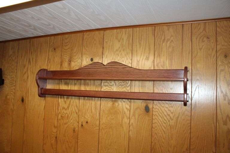 Wooden Quilt Rack