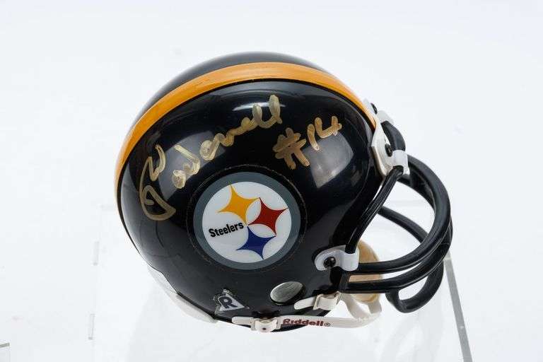 Signed Neil Odonell #14 Pittsburgh Steelers Mini Helmet