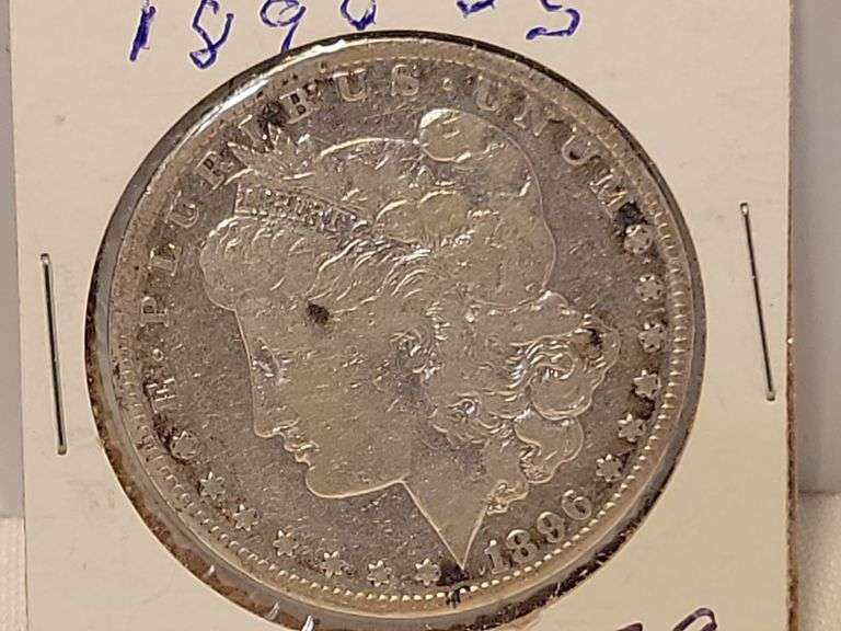 1896-S Morgan Silver Dollar-VG