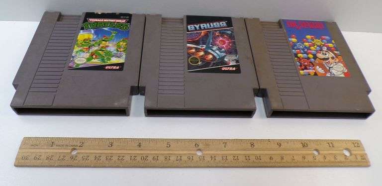 Lot of (3) Vintage Nintendo Video Games