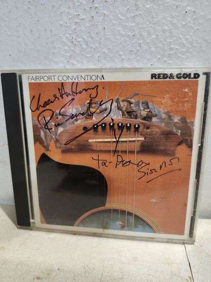 Autographed Fairport Convention Red & Gold Cd