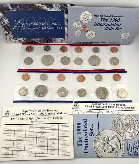 1997 & 1998 Uncirculated Sets