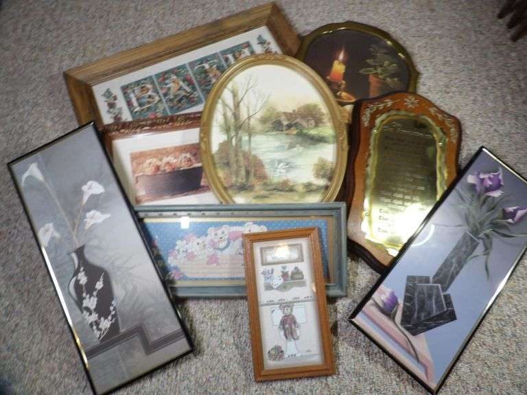 Framed Prints And Metal Plaque