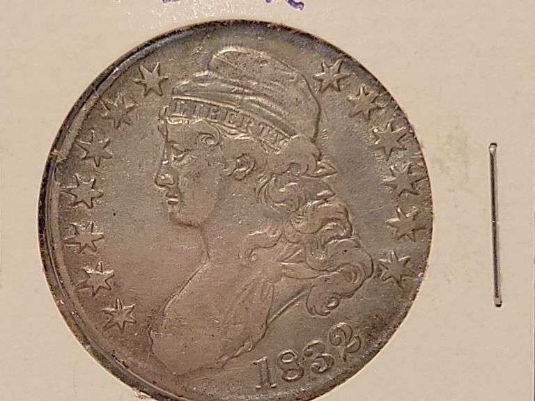 1832 Capped Bust Half Dollar - F