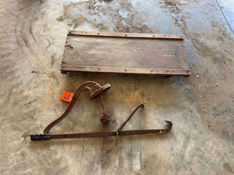 Wooden Creeper and Pump Handle