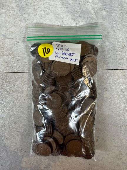 300 1940s Wheat Pennies