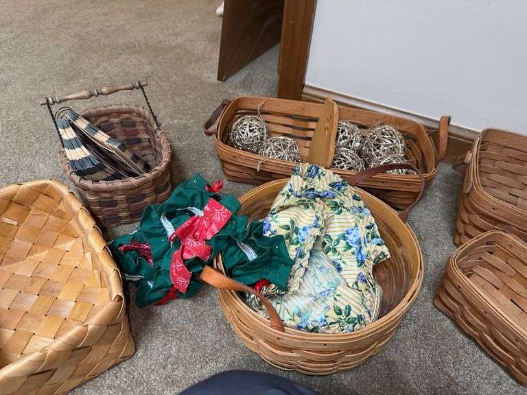 Set  of four Longaberger baskets