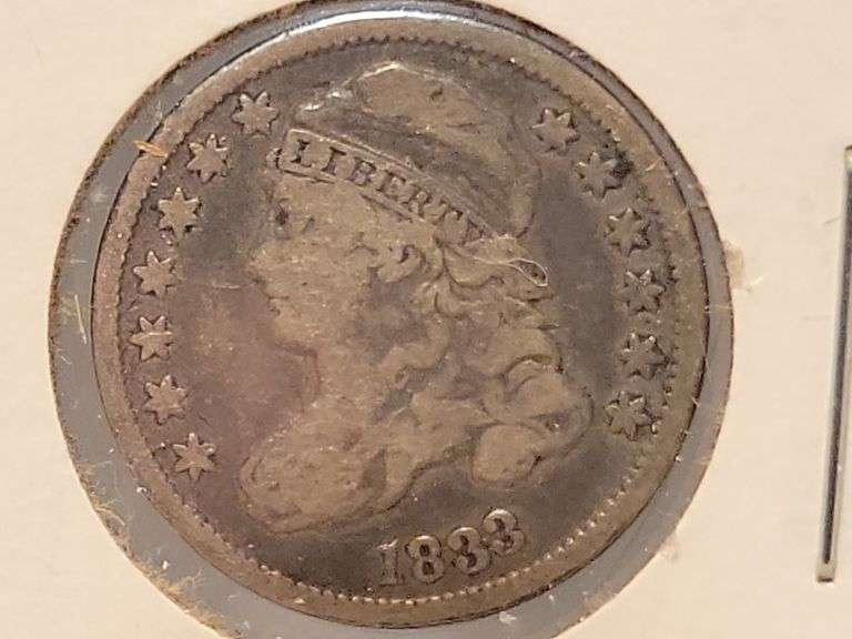 1833 Bust Dime - Last 3 High