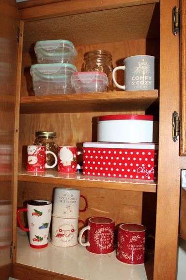Christmas Mugs And Tins