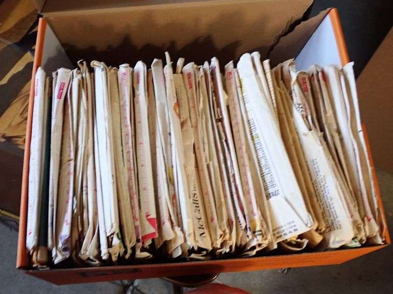 Box of Vintage Sewing Patterns by Simplicity, McCall’s, Butterick