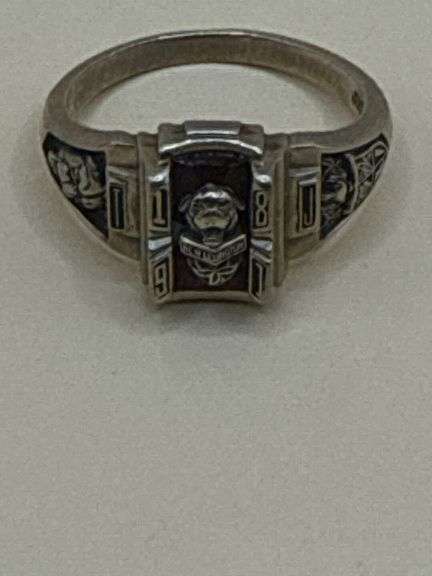 1981 New Lexington High School 10K Gold Class Ring – Jostens Panther Mascot