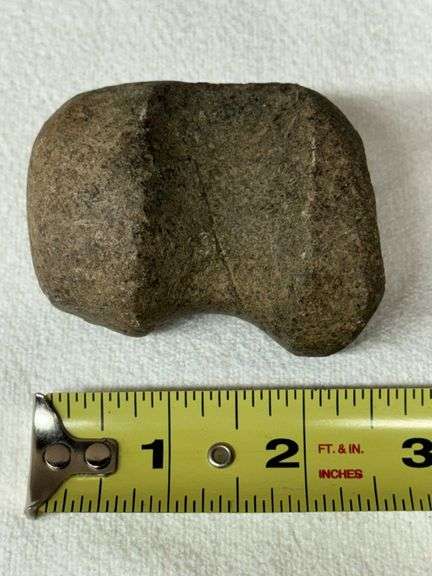 Granite Hammerstone with Grooved Design