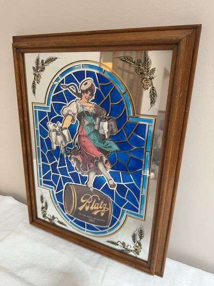 Blatz mirrored beer sign