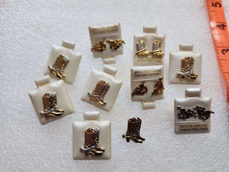 Boots & Horse Earrings & Pins