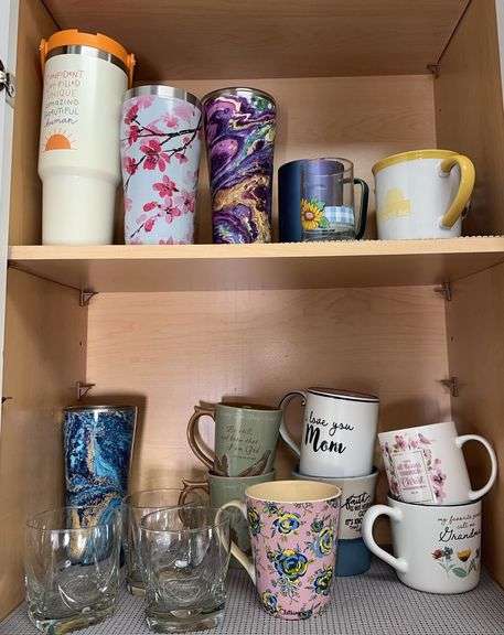 Mugs, Glasses and Thermoses