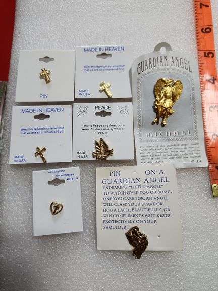 Crosses & Guardian Angel Pins