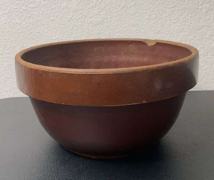 Vintage Primitive Wooden Dough Bowl – 11.5” Diameter