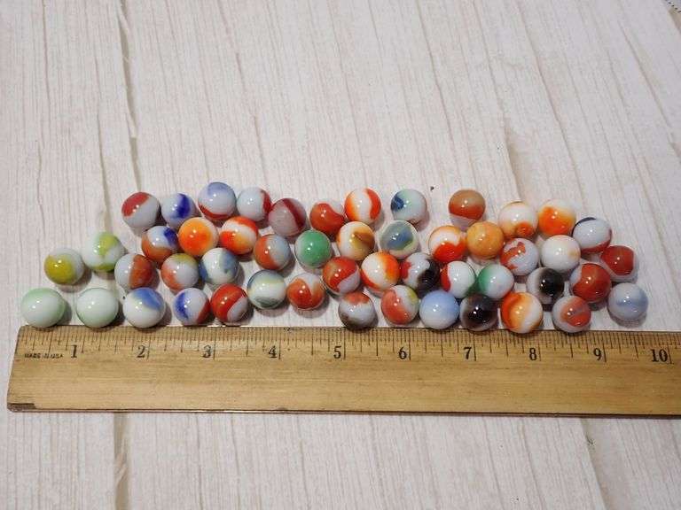 Vitro Agro Swirl Patterned Glass Marbles