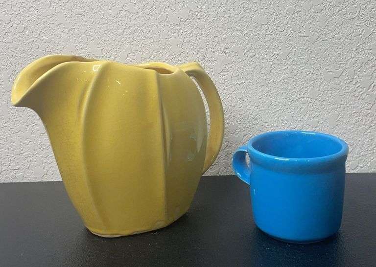 McCoy Pottery Creamer & Cup Lot